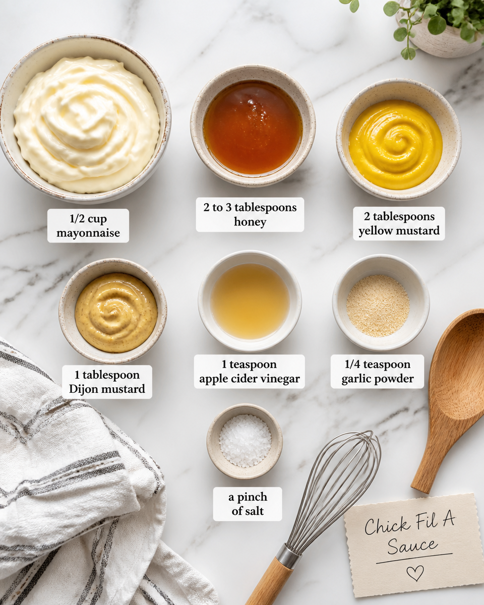 Easy Chick Fil A Sauce — Copycat Honey Mustard