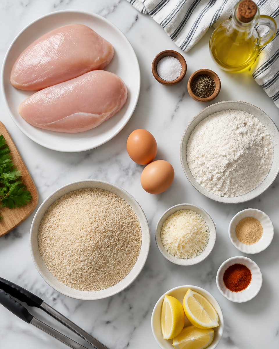 Easy Breaded Chicken Cutlets — Crispy Pan Fried