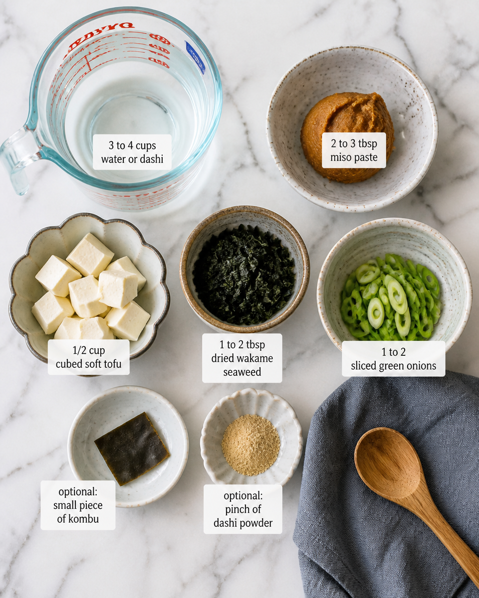 Easy Miso Soup — Japanese Simple Comfort