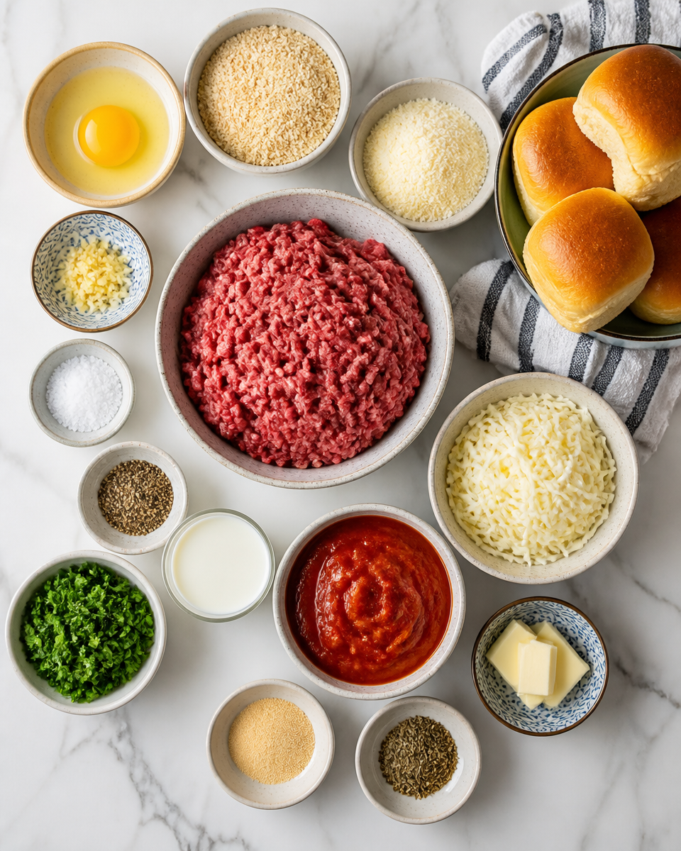 Easy Meatball Sliders — Italian Party Sandwich