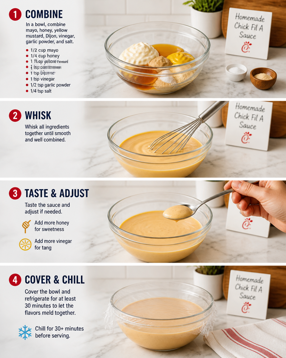 Easy Chick Fil A Sauce — Copycat Honey Mustard