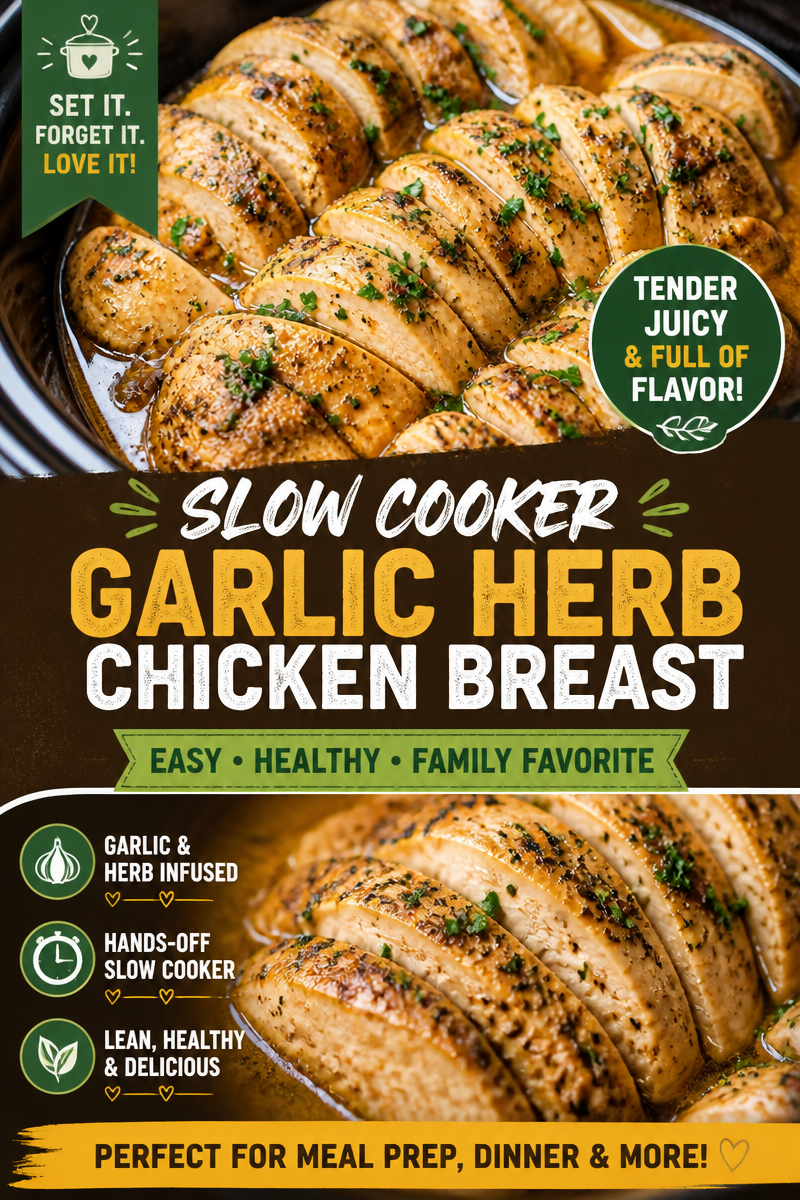 Crock Pot Chicken Breast (Easy, Juicy)