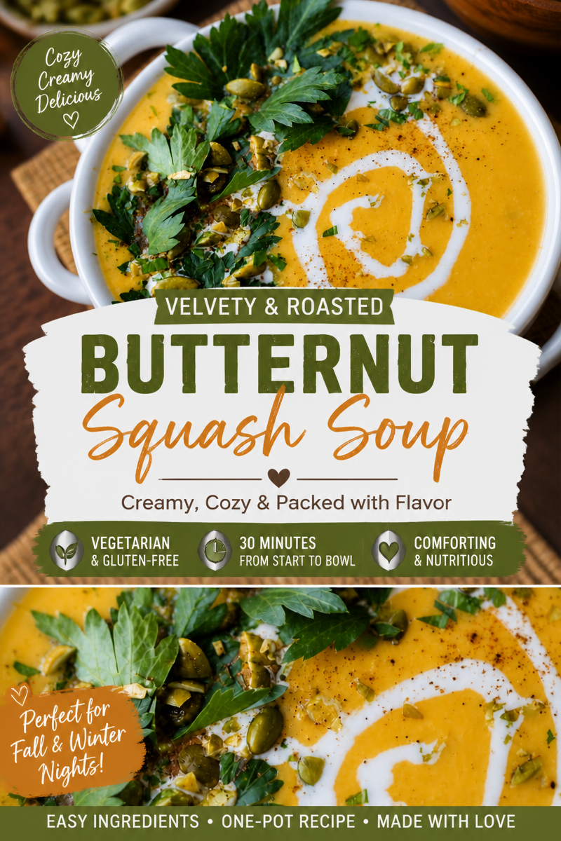 Butternut Squash Soup with Coconut Milk