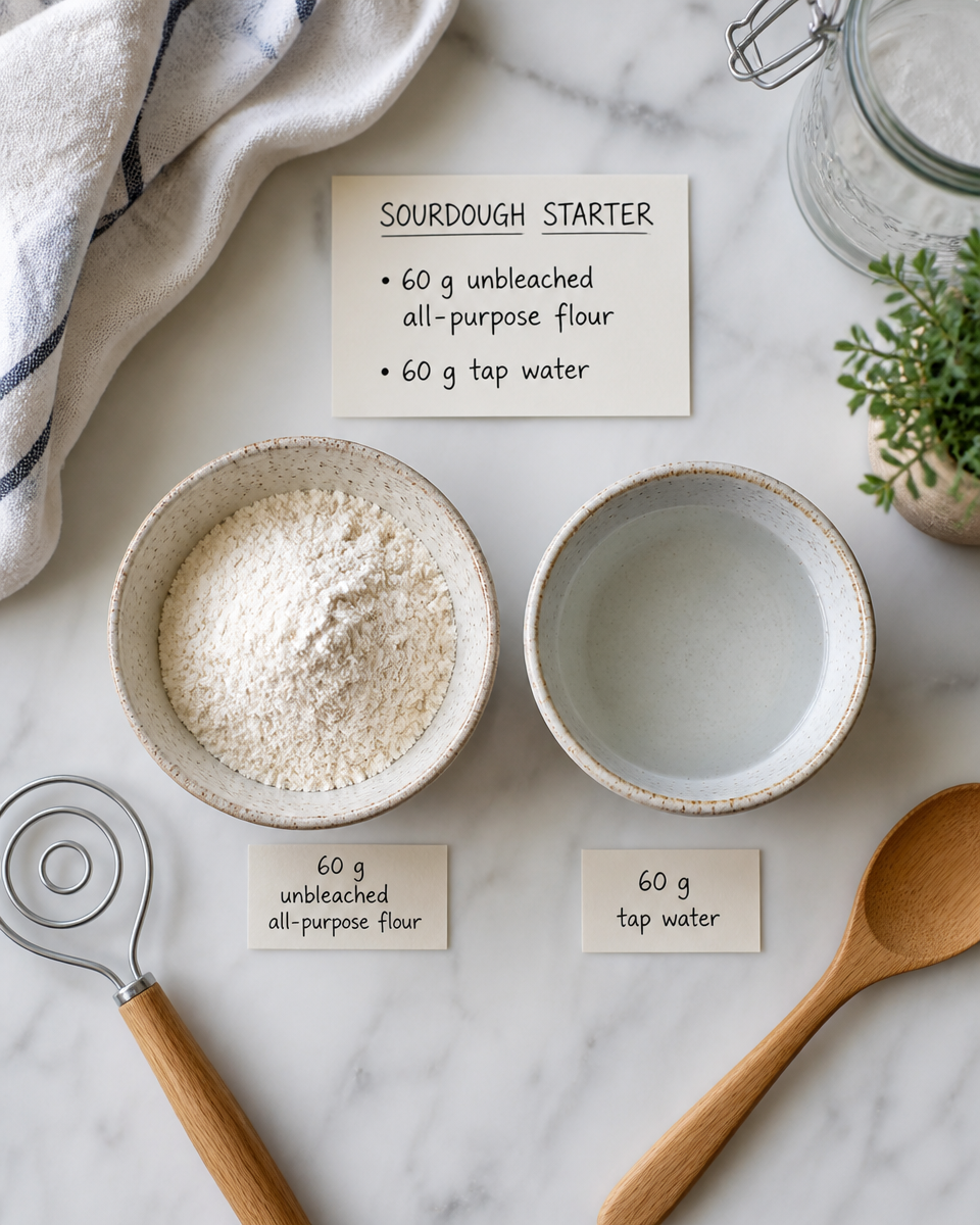 Sourdough Starter for Beginners (Step by Step)