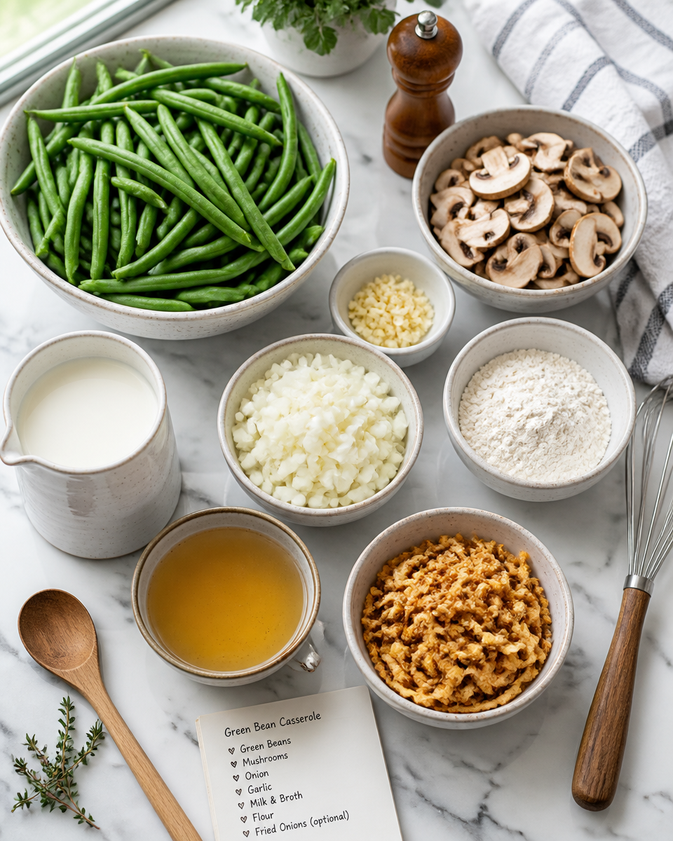 Green Bean Casserole from Scratch (No Canned Soup)