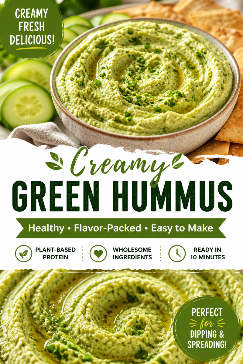 Easy Edamame Hummus — Green Protein Dip