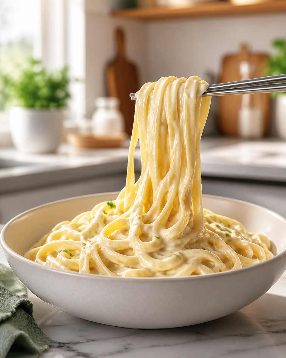 Easy Homemade Alfredo Sauce — 4 Ingredient
