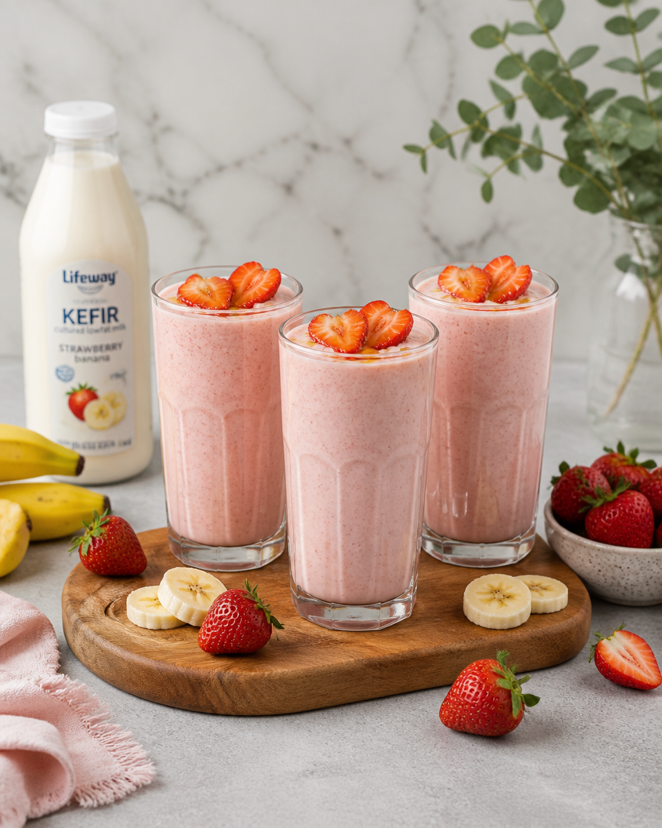 Easy Kefir Smoothie — Probiotic Gut Health