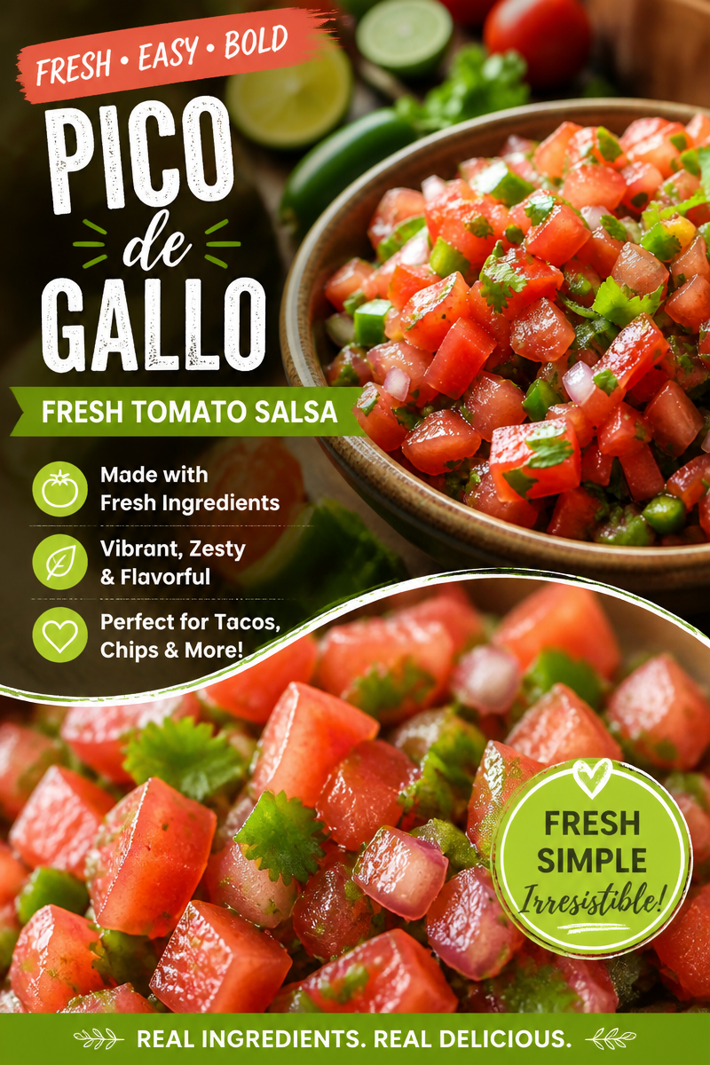 Authentic Pico de Gallo from Scratch