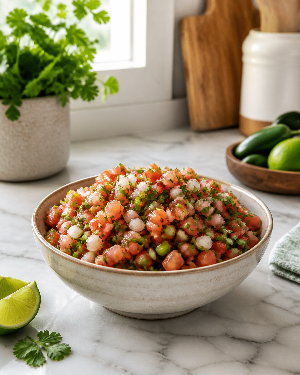 Authentic Pico de Gallo from Scratch
