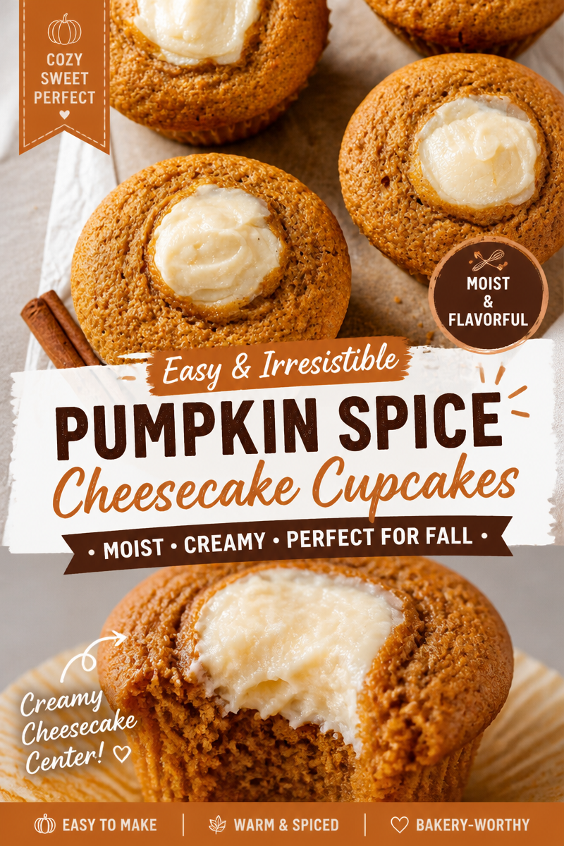 Pumpkin Cream Cheese Muffins (Bakery Style)