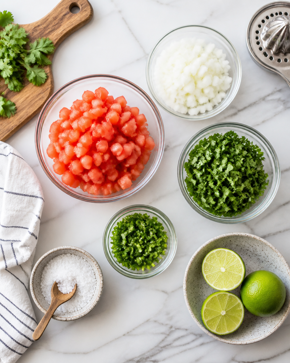 Authentic Pico de Gallo from Scratch