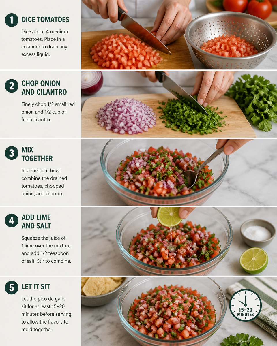 Authentic Pico de Gallo from Scratch