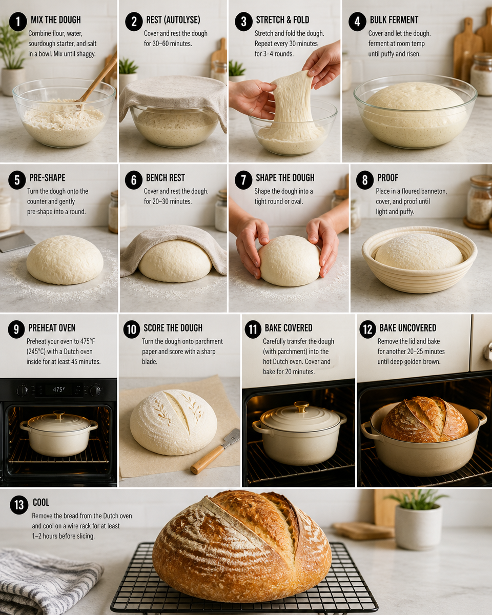 Sourdough Bread Recipe Without Starter
