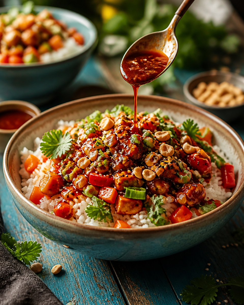 Easy Sweet Chili Chicken Bowl — Thai Inspired