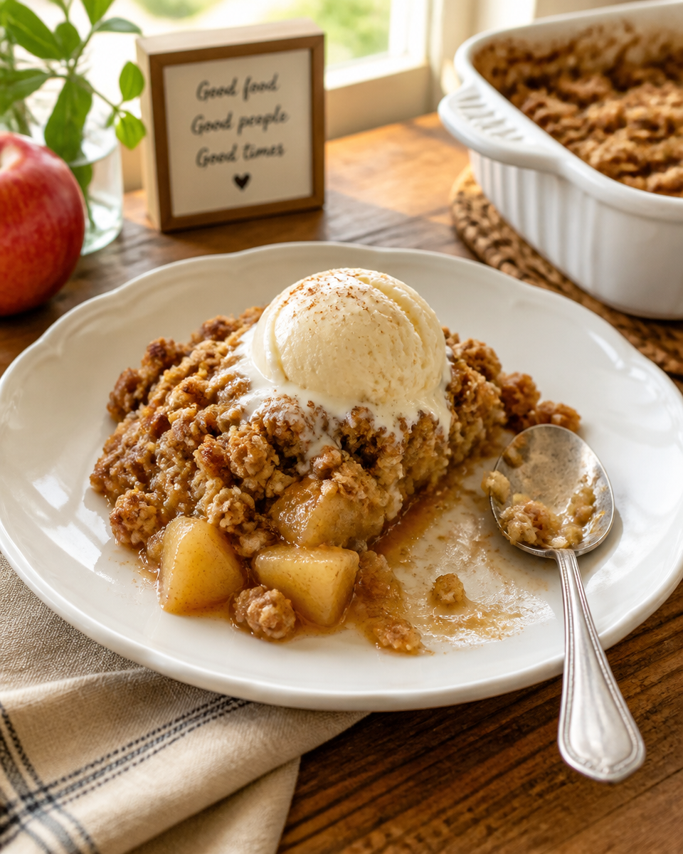 Easy Apple Crisp — Simple Oat Topping Dessert