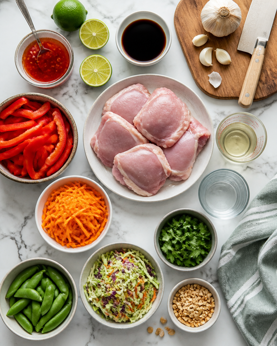 Easy Sweet Chili Chicken Bowl — Thai Inspired