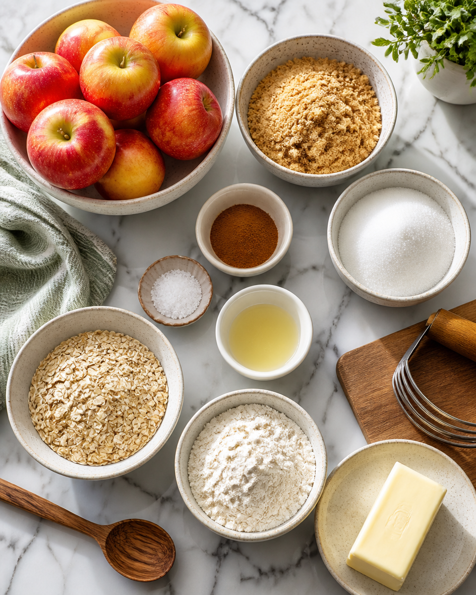Easy Apple Crisp — Simple Oat Topping Dessert