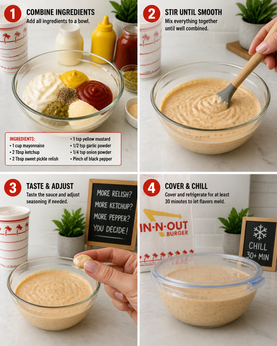 Easy In N Out Sauce — Copycat Spread