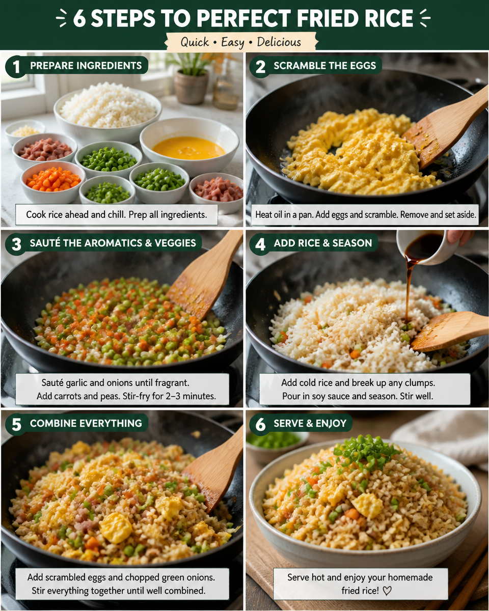 Easy Pantry Fried Rice — Use What You Have