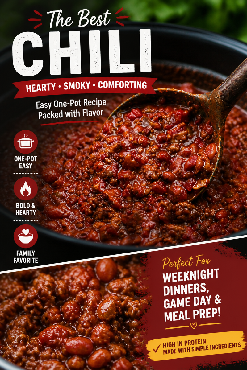 Slow Cooker Beef Chili (Award Winning)