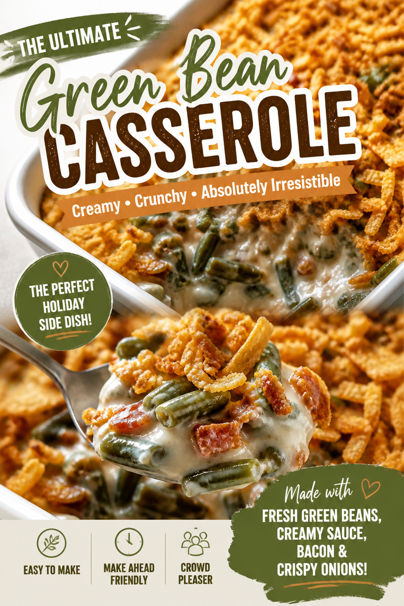 Green Bean Casserole with Bacon