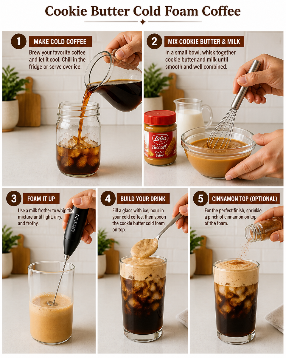Cookie Butter Cold Foam Coffee