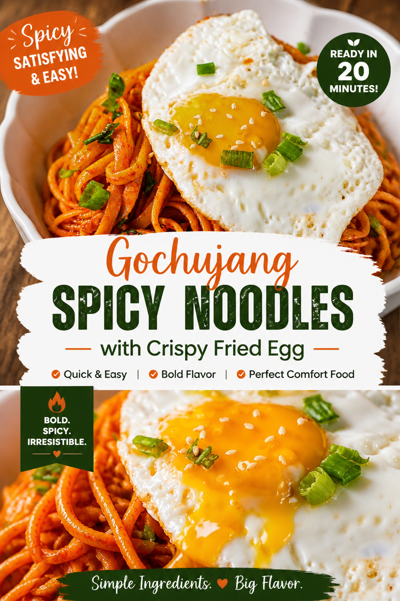 Easy Gochujang Butter Noodles — Korean Spicy Pasta