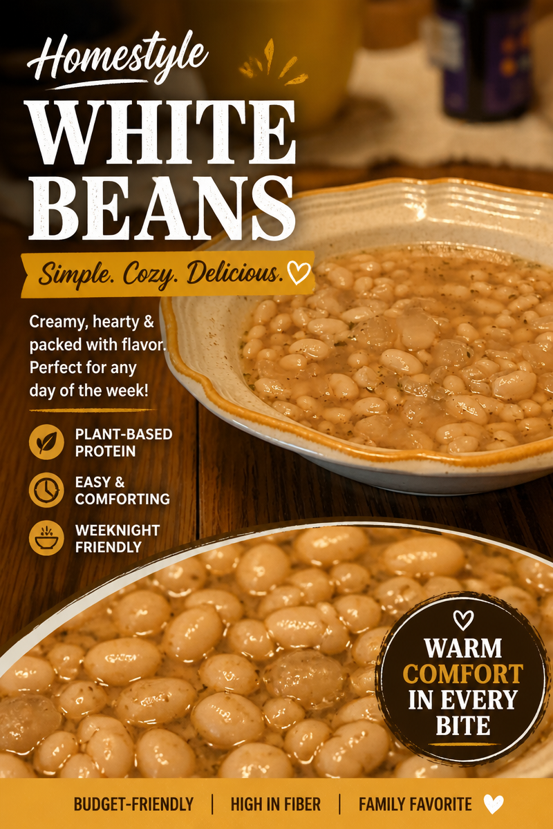 Easy Navy Bean Soup — Simple Ham Hock