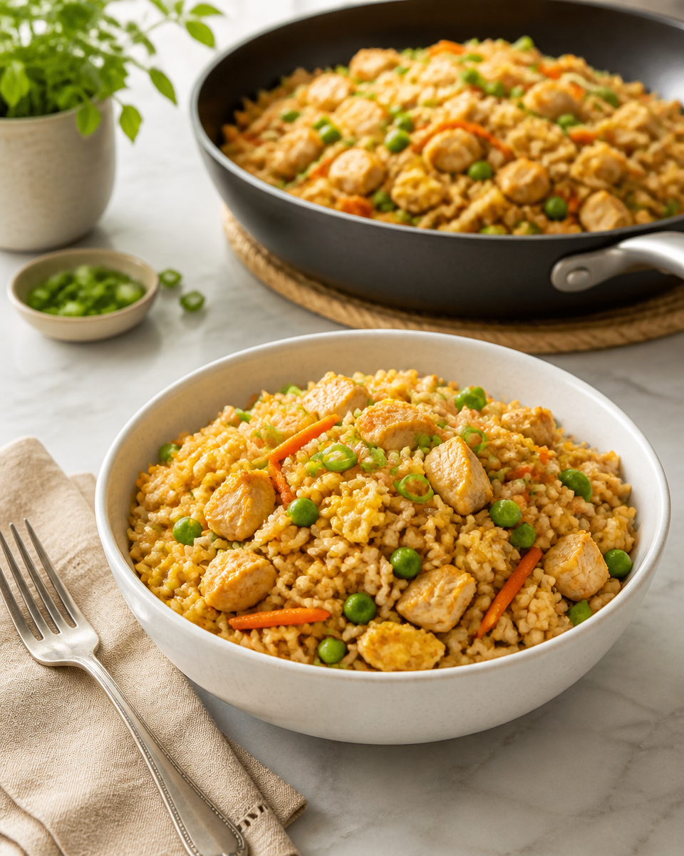 Easy Egg Fried Rice — Budget 15 Minute Dinner