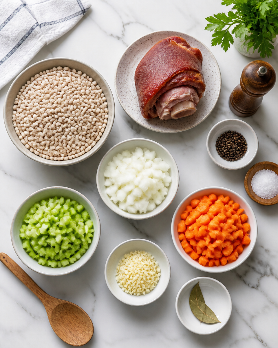 Easy Navy Bean Soup — Simple Ham Hock