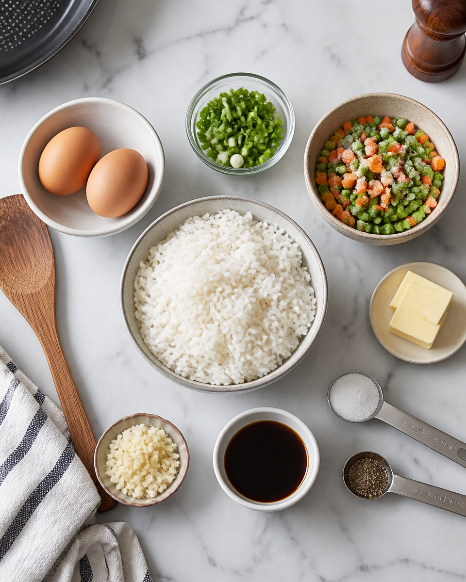 Easy Egg Fried Rice — Budget 15 Minute Dinner
