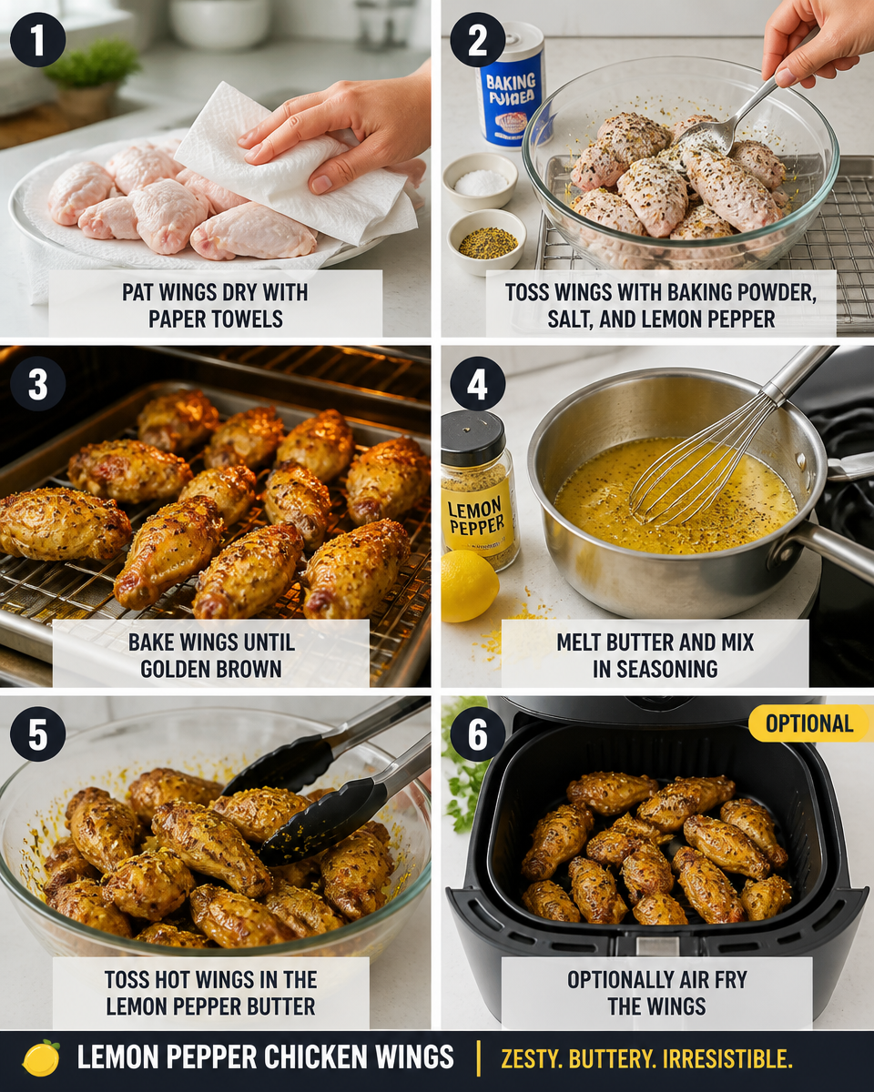 Easy Wingstop Lemon Pepper Wings — Copycat