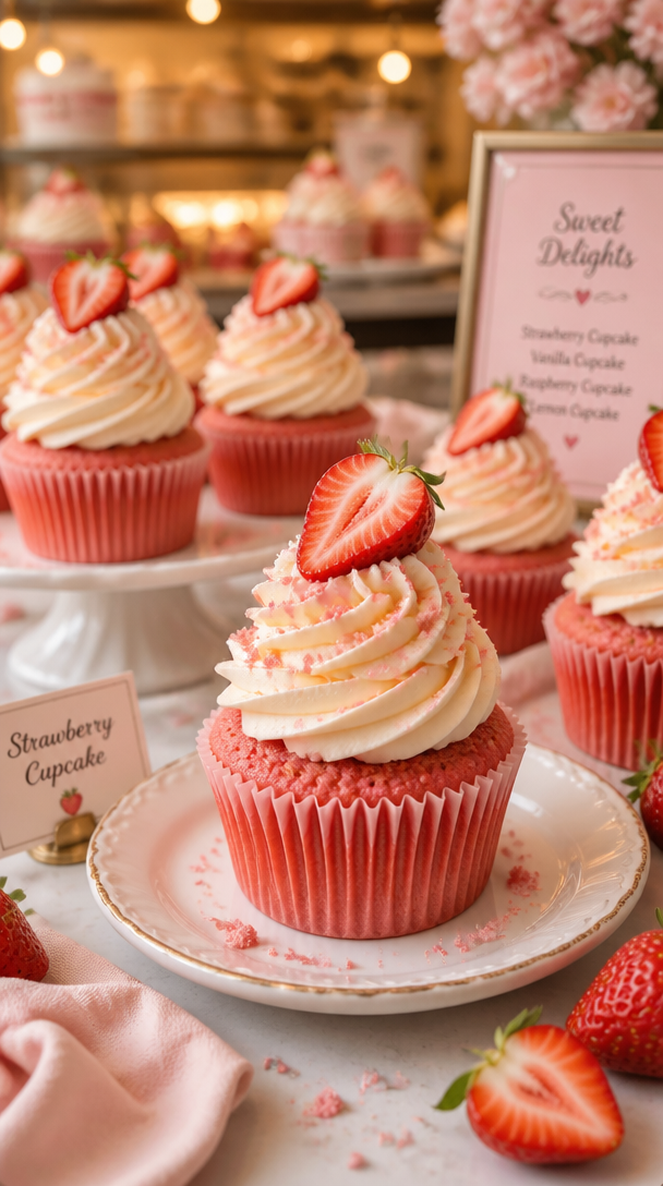 Deliciously Fun Strawberry Crunch Cupcakes You’ll Love!