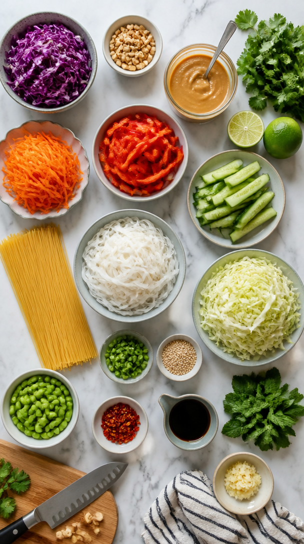 Deliciously Fresh Best Thai Peanut Pasta Salad You'll Love