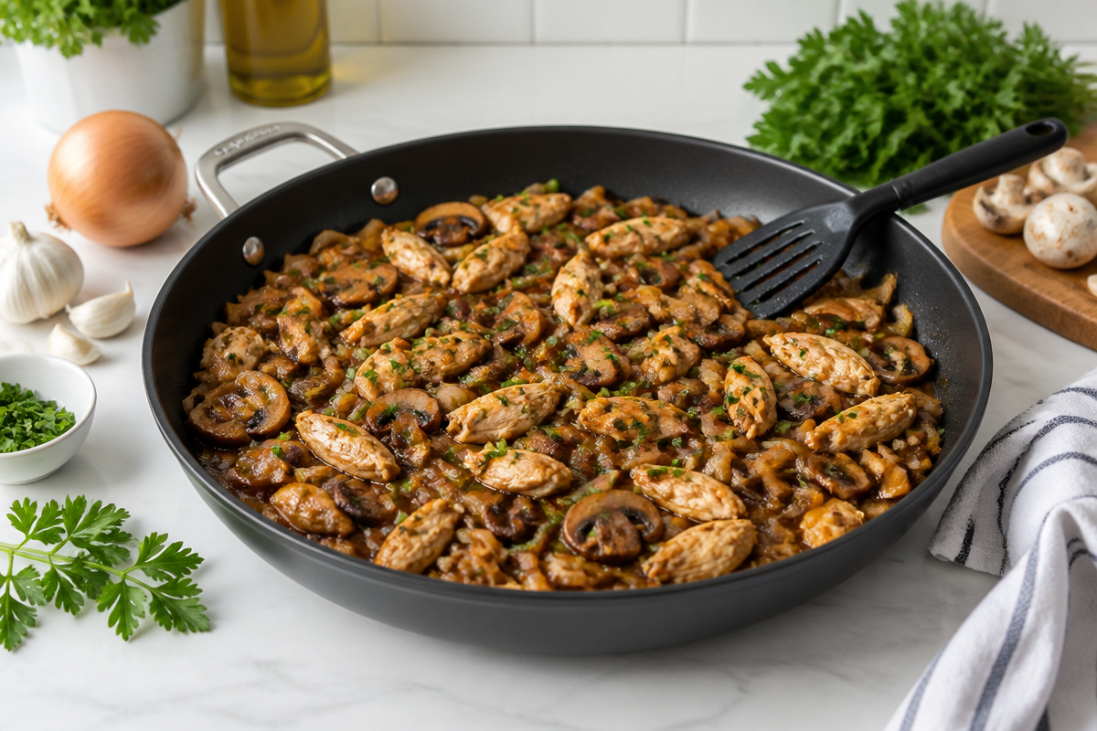 Mushroom Chicken Bites