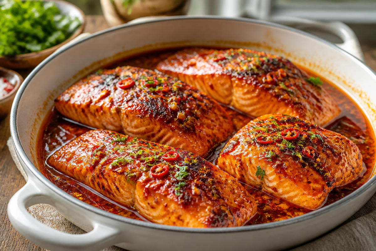 Easy Sweet Chilli Salmon