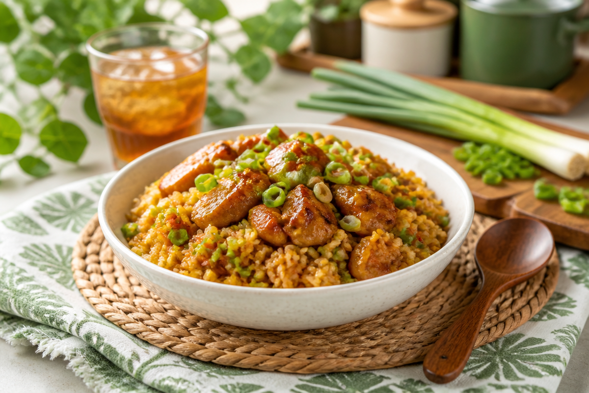 BBQ Chicken Fried Rice