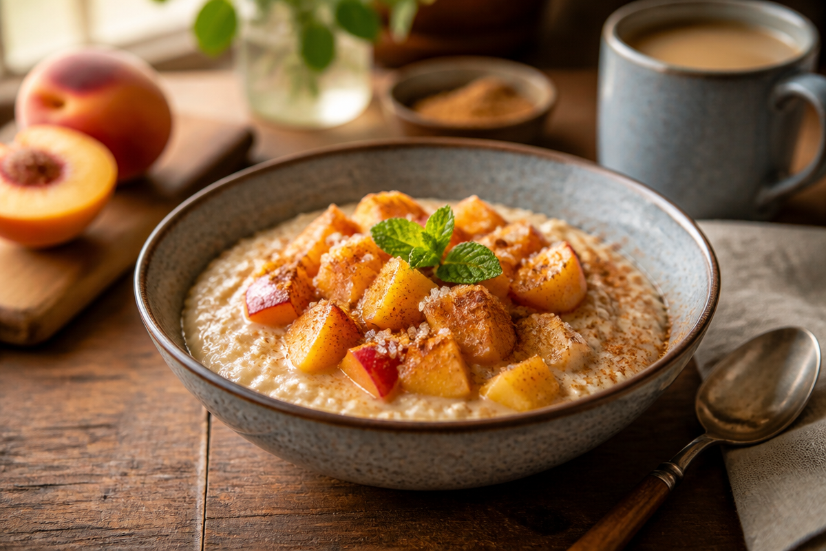 Air Fryer Peach Toast 10-Minute Morning Miracle