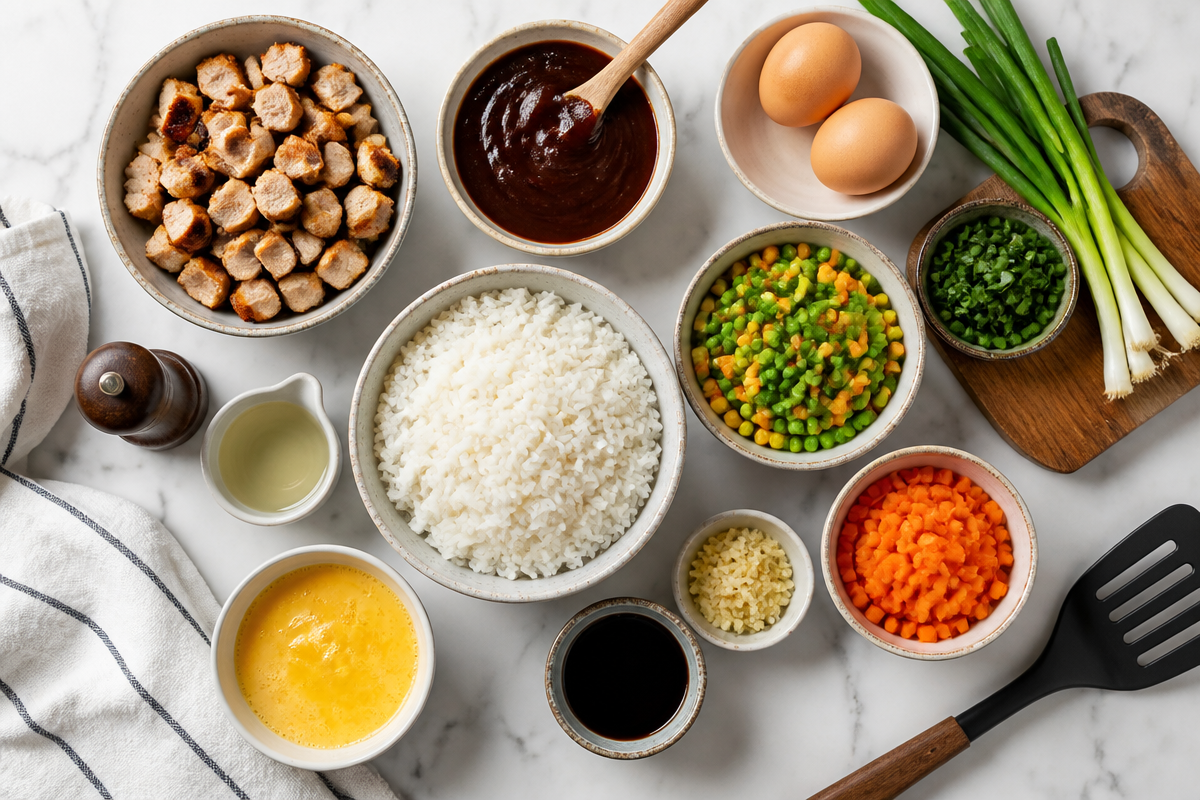 BBQ Chicken Fried Rice
