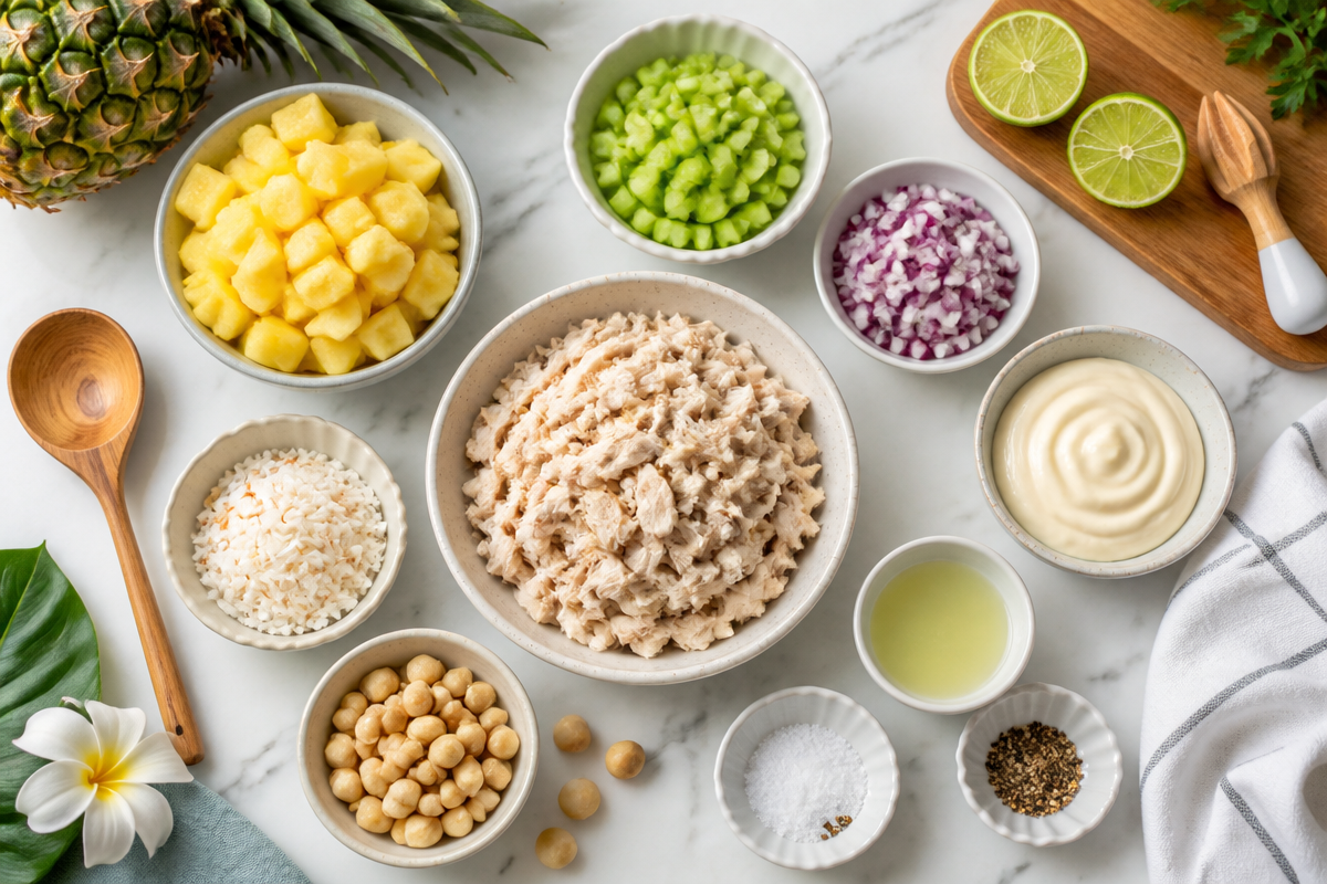 Tropical Hawaiian Chicken Salad