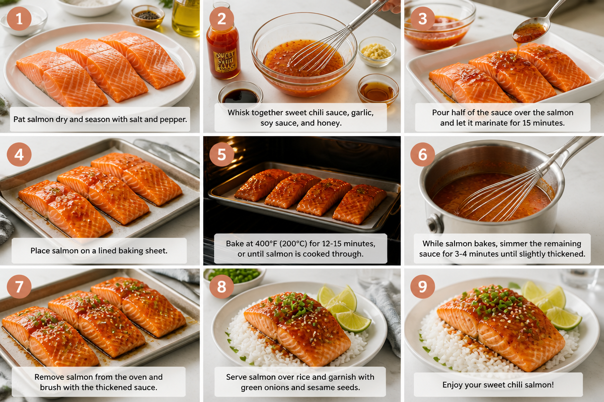 Easy Sweet Chilli Salmon