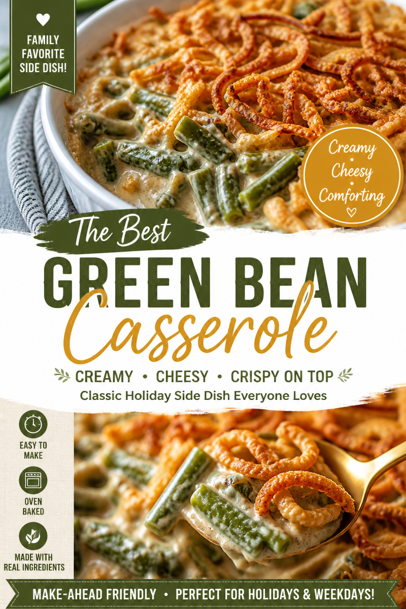 The Best Green Bean Casserole Recipe Ever