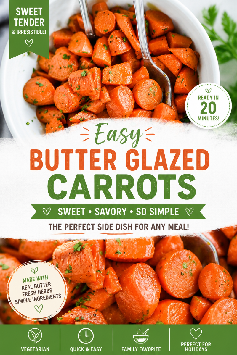 Brown Sugar Glazed Carrots (Easy Side Dish)
