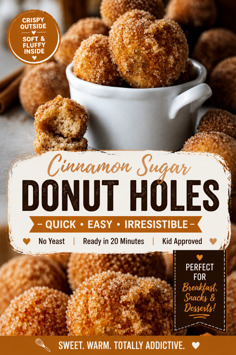 Apple Cider Donut Holes (Air Fryer)