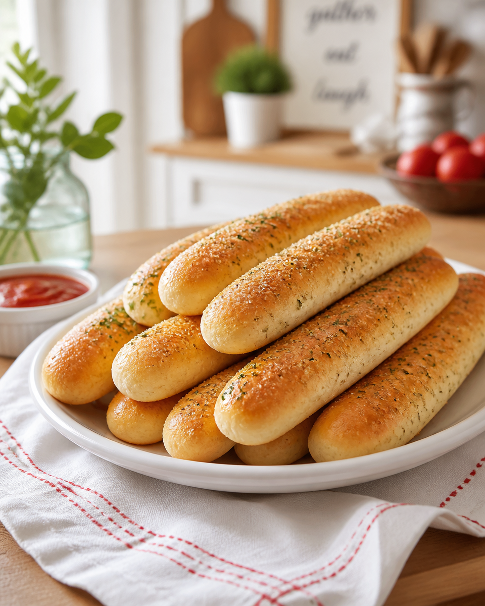 Copycat Olive Garden Breadsticks (Soft and Buttery)