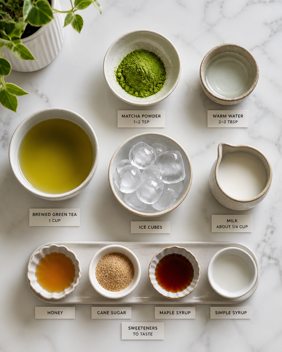 Matcha Cold Foam Iced Tea