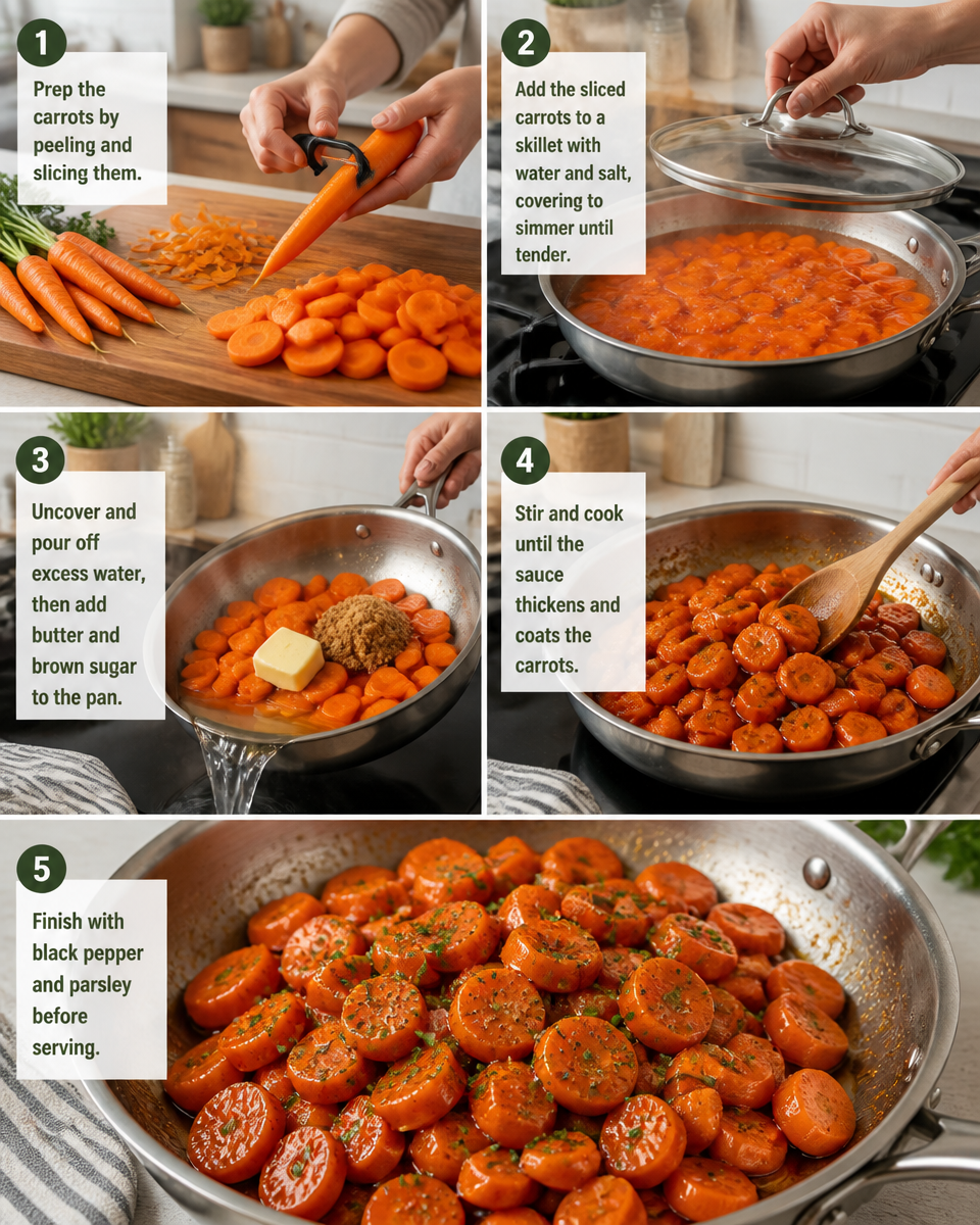 Brown Sugar Glazed Carrots (Easy Side Dish)