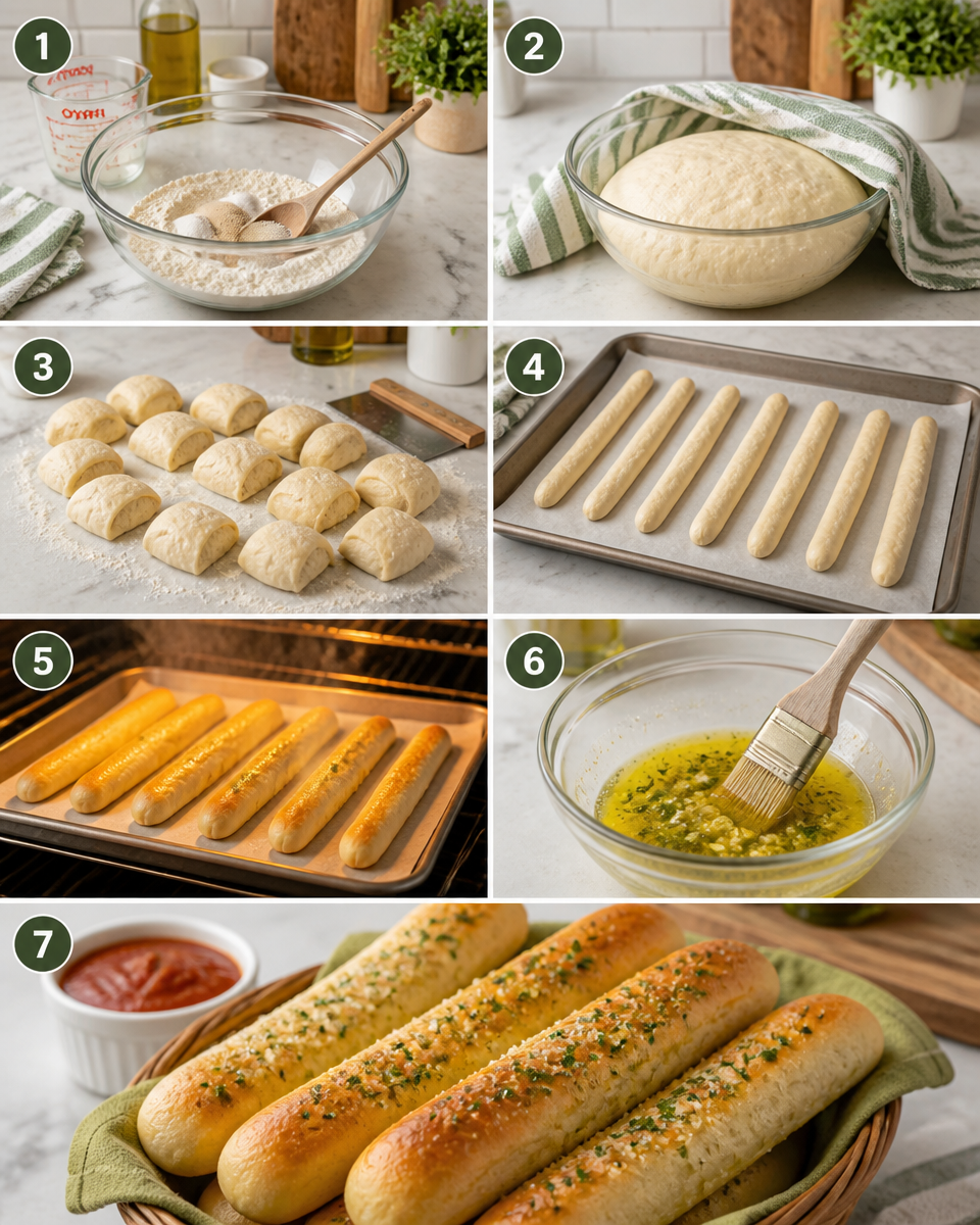 Copycat Olive Garden Breadsticks (Soft and Buttery)