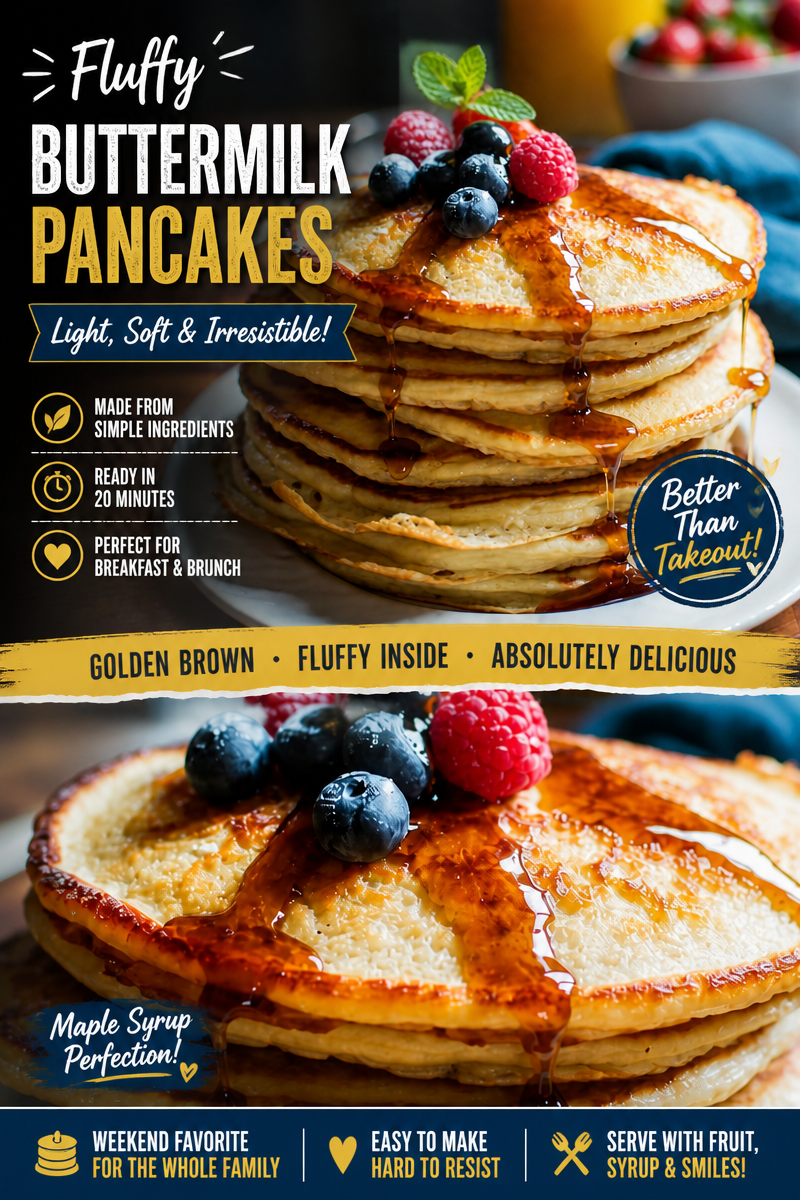 Easy Sourdough Discard Pancakes — No Waste Fluffy